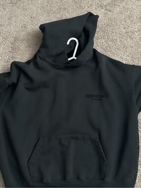 Essentials Black Hoodie
